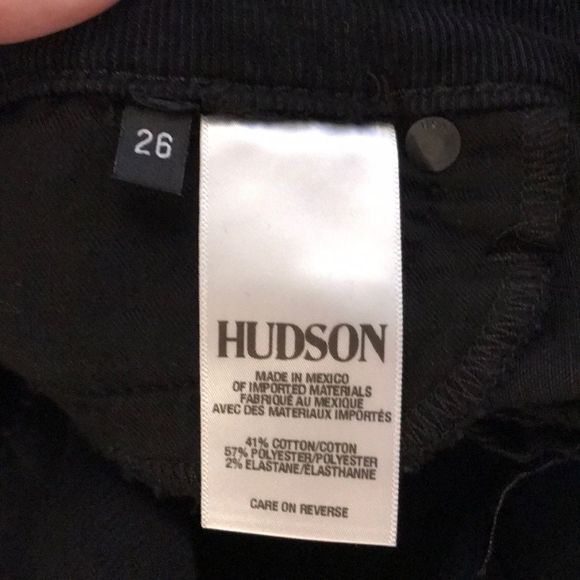Black corduroy Hudson midrise Nico skinny pants - Picture 4 of 10